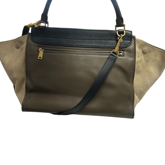 CELINE Trapeze Tri-Color Two Way Bag - Picture 3 of 14